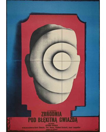 Zbrodnia Pod Blekitna Gwiazda - Vintage Poster