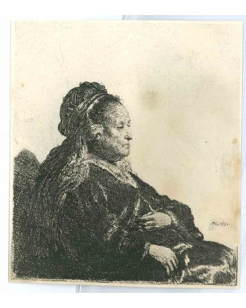 Rembrandt's Mother With The Lace Cap
