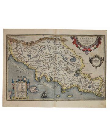 Tusciae Antiquae Map (Map of Ancient Tuscia)