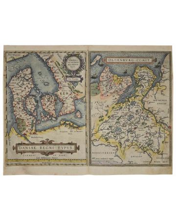 Dania and Oldenburgum Maps (Maps of Denmark and Oldenburg)