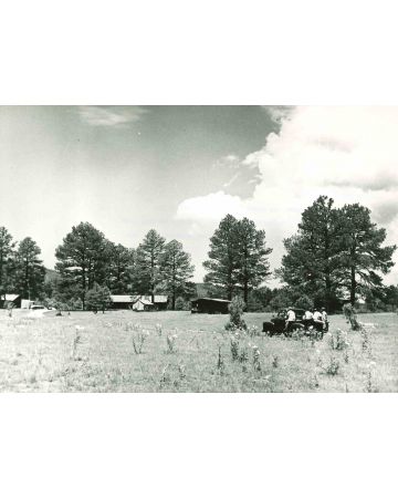 Digging Camp - American Vintage Photograph