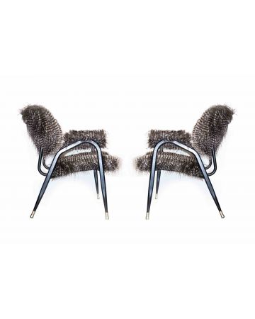 Pair of Vintage Chairs by Gastone Rinaldi