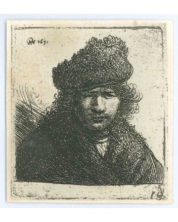 Self Portrait in Fur Cap and Robe