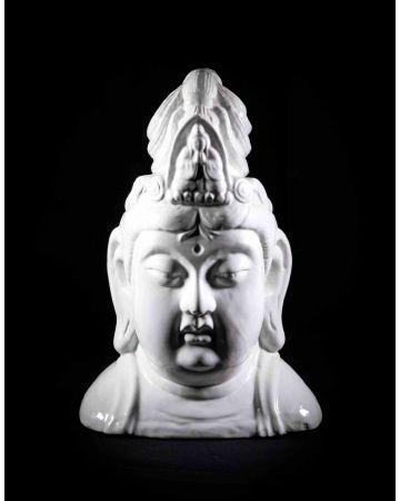 Buddha Head Statue by Tommaso Barbi
