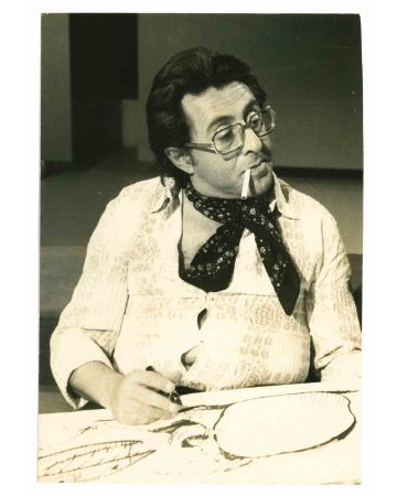 Portrait of Pino Zac - Vintage Photograph