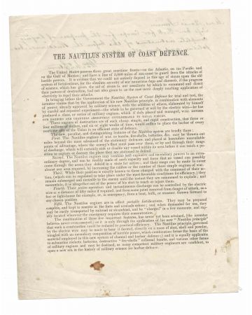 Nautilus - American Civil War Document