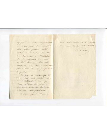 Autograph Letter by Hippolyte Carnot
