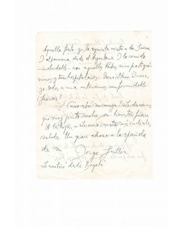 Autograph Letter by Jorge Guillén