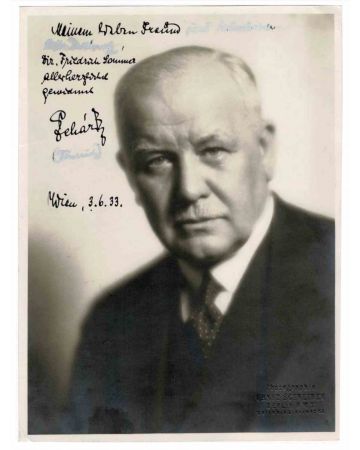 Photographic Portrait and Autograph of Franz Léhar - Original Photographs