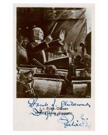 Autograph Dedication by Franz Léhar