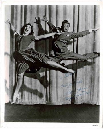 Autograph Photograph by Bob Fosse and Mary Ann Niles-Fosse