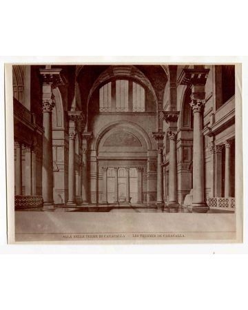 Baths of Caracalla - Vintage Photo of Painting
