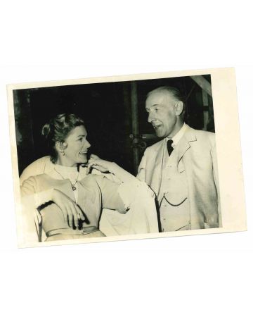 Lauren Bacall and Wilfred Hyde - Vintage Photo