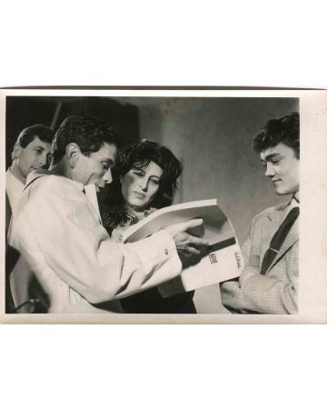 Anna Magnani and Pier Paolo Pasolini - Vintage Photographs