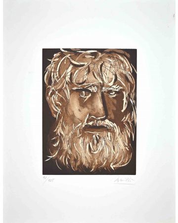 Giacomo Manzù - Portrait of King Oedipus - Modern Artwork