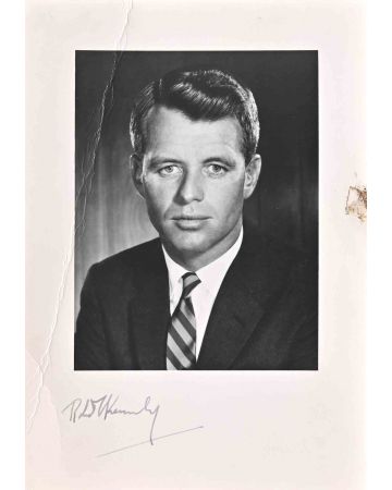 Autographed Portrait of Young Robert Kennedy