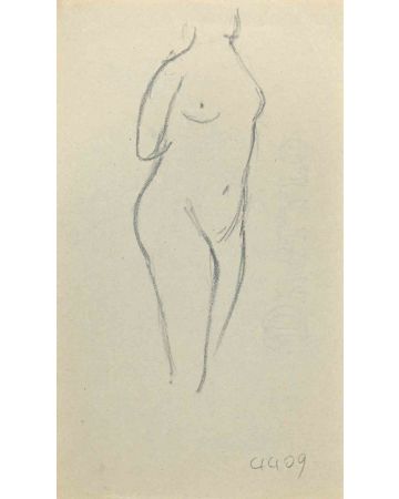 The Sketches Of Standing Nude And Children