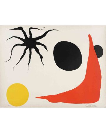 Chaussette Rouge - Alexander Calder - Contemporary Artwork