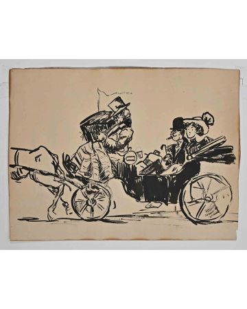 A Couple in a Carriage