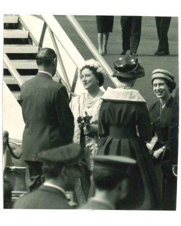 Queen Elizabeth II  and Mother Queen - Vintage Photograph 