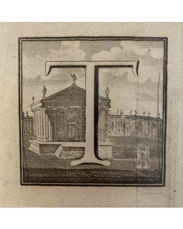Antiquities of Herculaneum -  Letter of the Alphabet  T