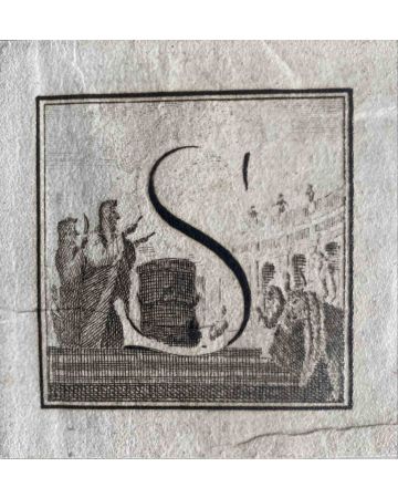 Antiquities of Herculaneum  - Letter of the Alphabet  S