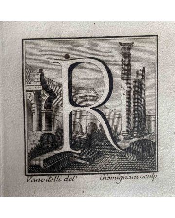 Antiquities of Herculaneum  - Letter of the Alphabet R