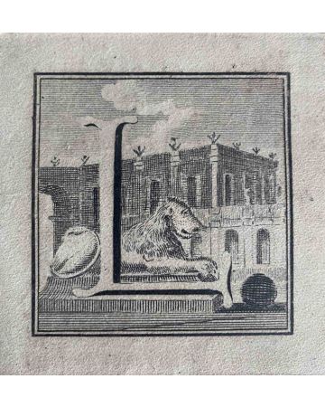 Antiquities of Herculaneum  - Letter of the Alphabet L