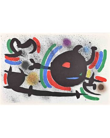 Miró Lithographe I - Plate X