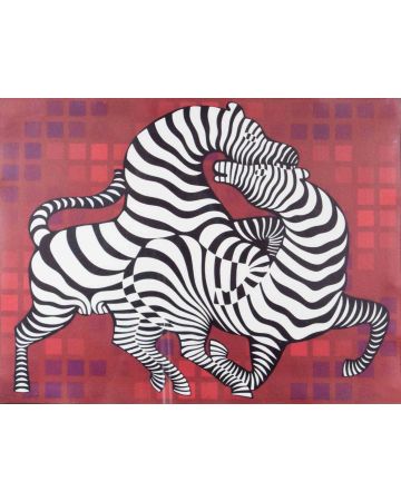 Playful Zebras