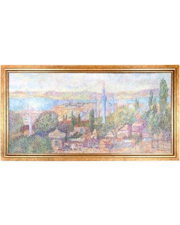 Pointilliste View of Istanbul