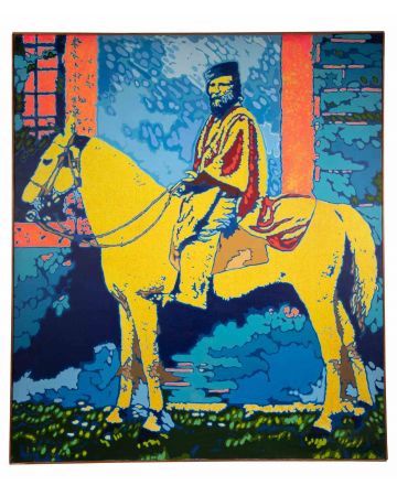 Garibaldi Riding his Horse in Marsala - G. G. Spadoni - Contemporary Art