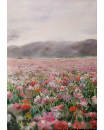 Field of Pink Flowers 