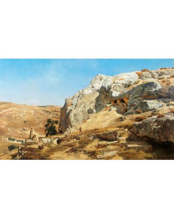 Rock Tombs Outside Jerusalem, 1884