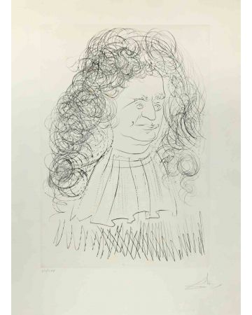 Salvador Dali - Portrait of La Fontaine - Old Masters 