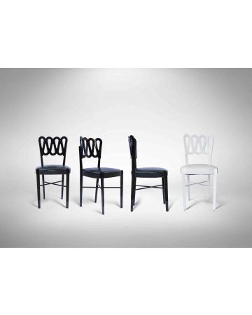 Gio Ponti - Set of 4 Vintage Chairs MOdel 969 - Design Furniture 