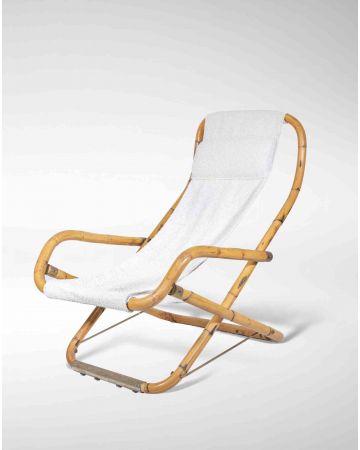 Folding Bambu Deckchair - Design Furniture 