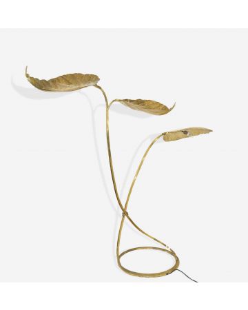 Tommaso Barbi - Vintage Floor lamp Three Leaves - Decorative Object 