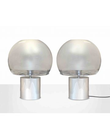 Luigi Caccia Dominioni – Pair of Porcino Table Lamps - Decorative Objects 