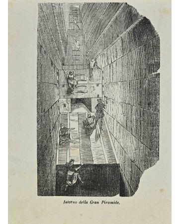 Auguste Wahlen - Interior of the Great Pyramid - Old Masters 