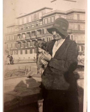 The Old Days  Photo - Woman with Dog