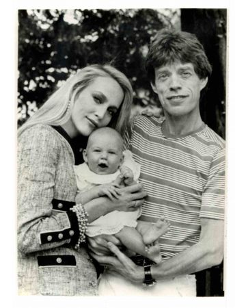 Mick Jagger and Jerry Hall - Vintage Photograph 