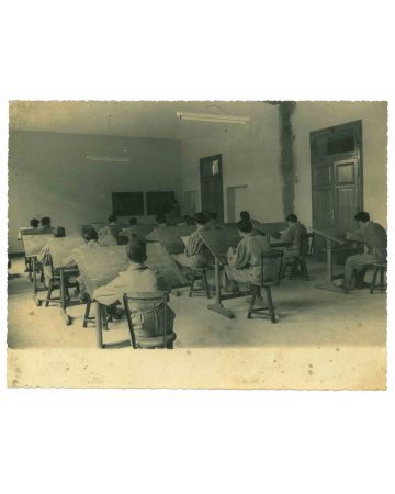 The Old Days Classroom - Vintage Photo 