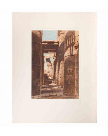 Karl Werner - Egyptian Ruins - Modern Artwork  