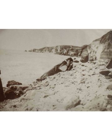 The Old Days Photo - Woman at the Beach - Vintage Photo 
