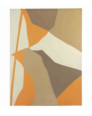 Genny Puccini - Brown and Orange Surface - Contemporary Artwork  