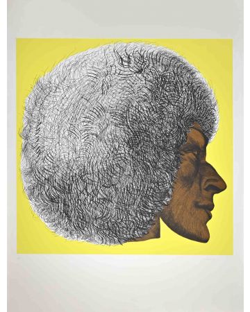 Giacomo Porzano - Profile Yellow II - Profilo giallo II - Contemporary Artwork 