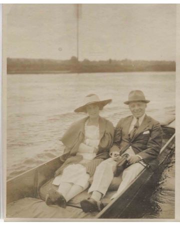 Anonymous - Old Days - on the Boat - Vintage Photograph 
