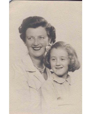 Anonymous - Old Days Photo - Mother and Daughter - Vintage Photograph 