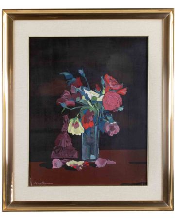 Antonio Mellone - Still Life with Flowers - Modern Artwork